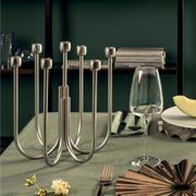 Kyma Candelabra 7 lights Hi-tech stainless gallery detail image