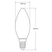 LED Candle Filament Bulb C35 gallery detail image