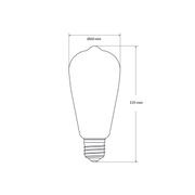 LED Edison Filament Bulb ST64 gallery detail image
