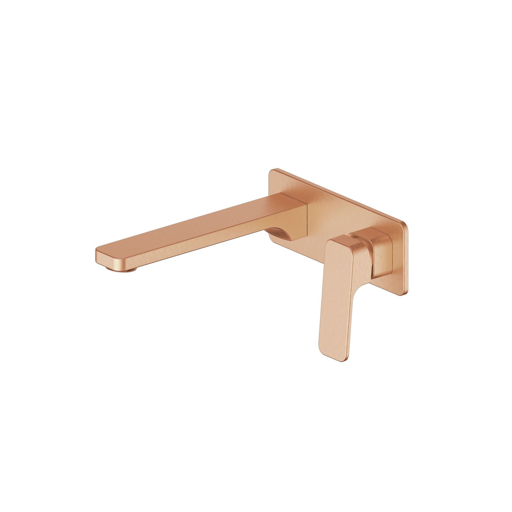 Swept Wall Basin/Bath Mixer W/Plate gallery detail image