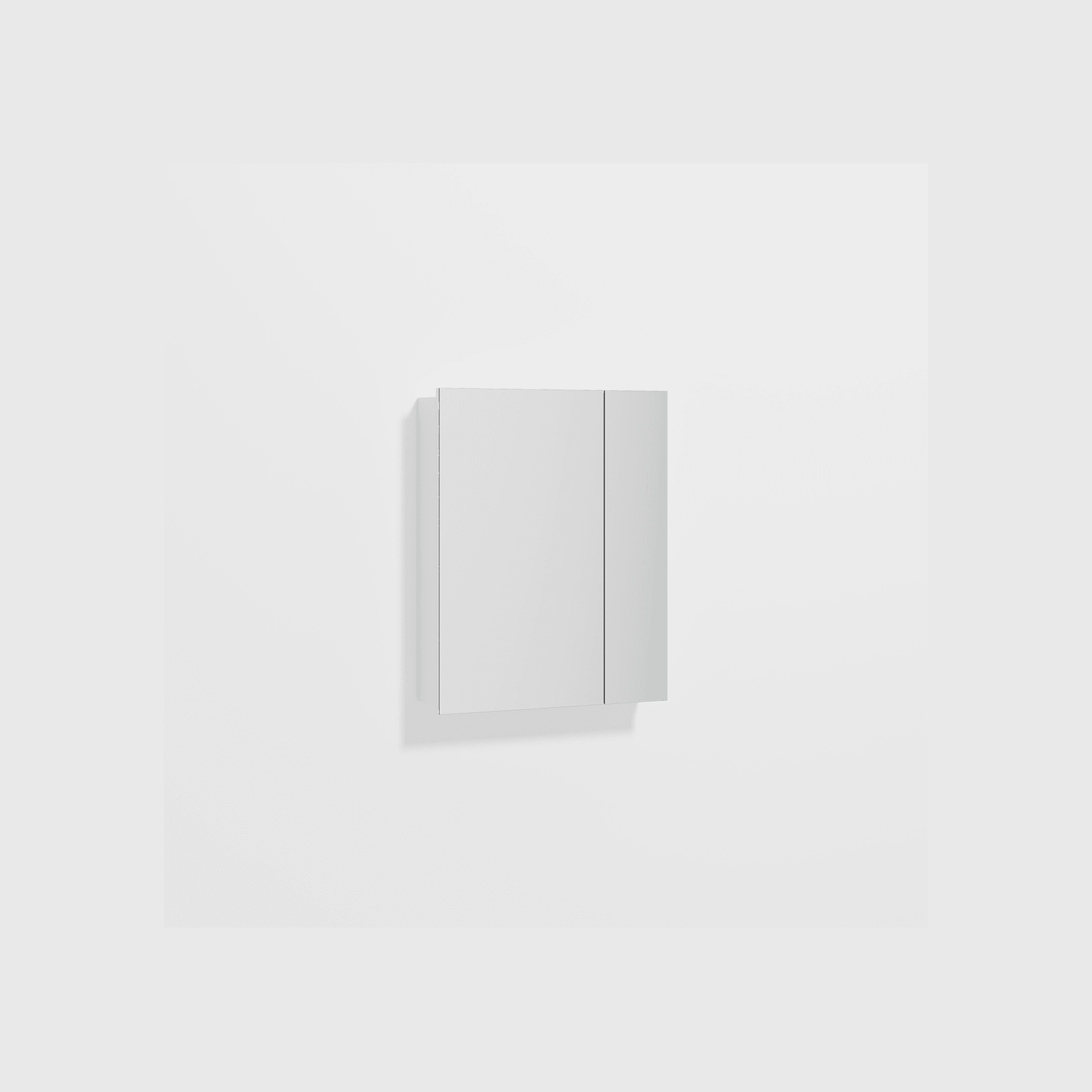 Luxe 600mm Mirror Cabinet | 2 Door gallery detail image