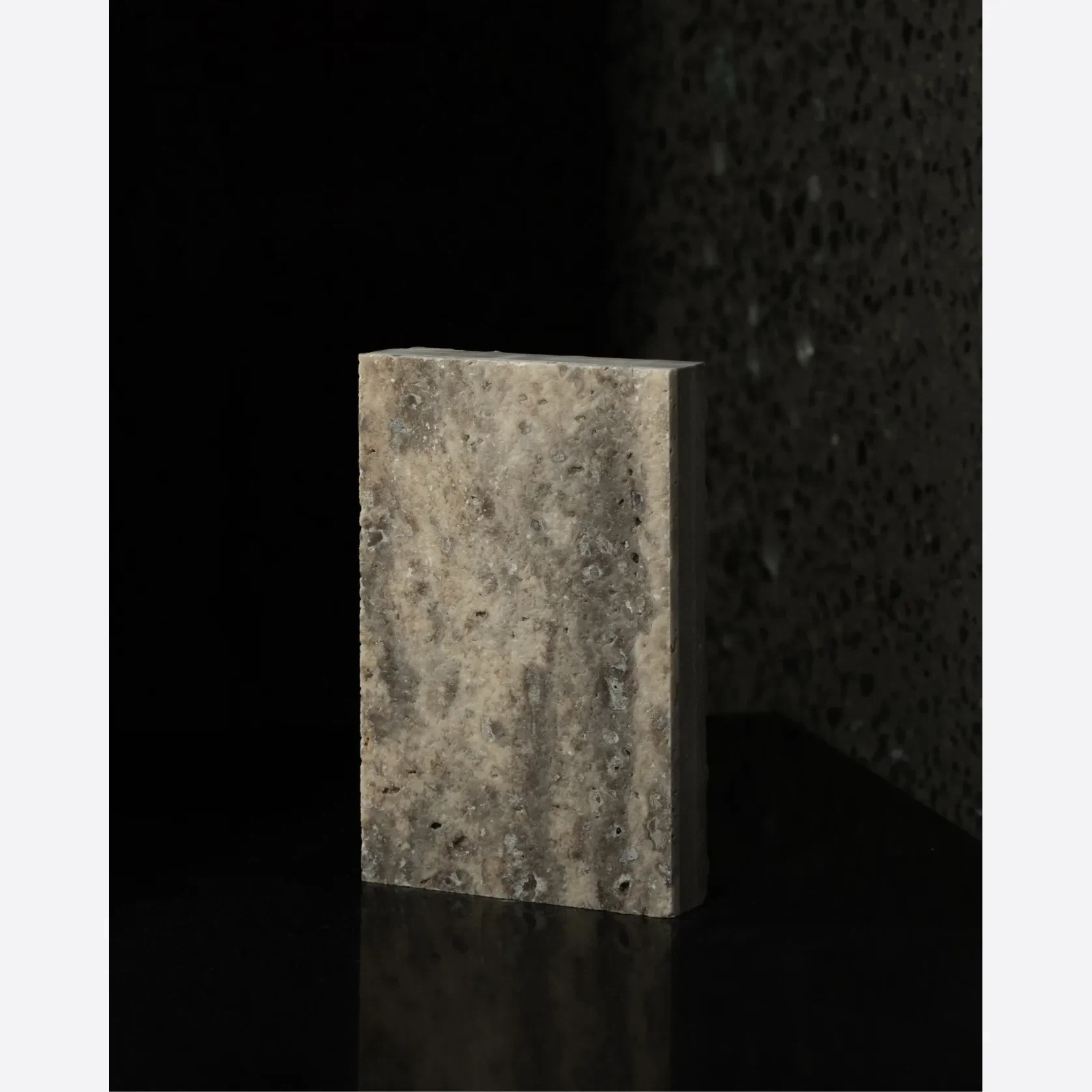 Light Silver Brown Acid Wash Travertine Porcelia gallery detail image