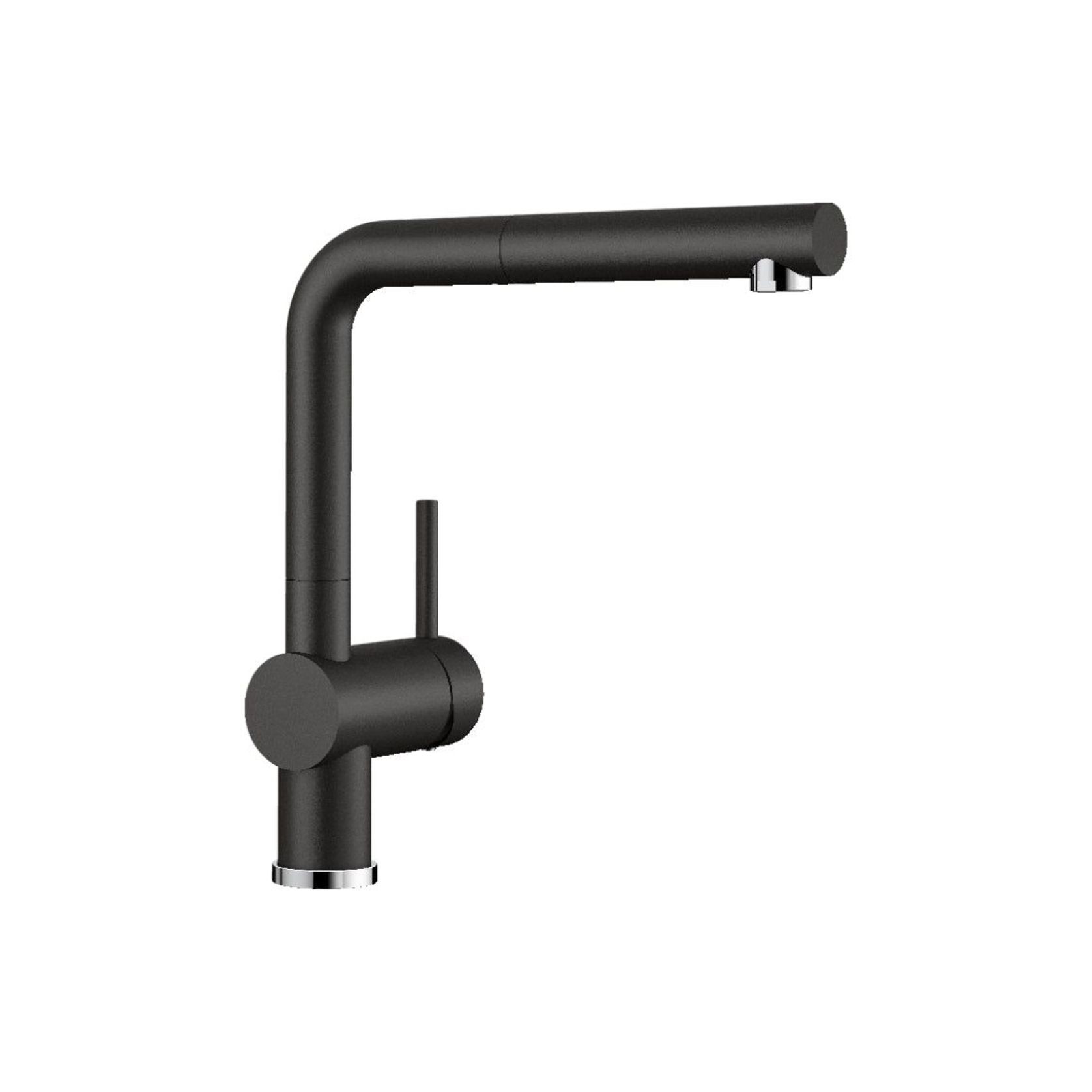 Blanco LINUS S Pull Out Sink Mixer - Black gallery detail image