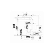 Blanco LINUS S Pull Out Sink Mixer - White gallery detail image