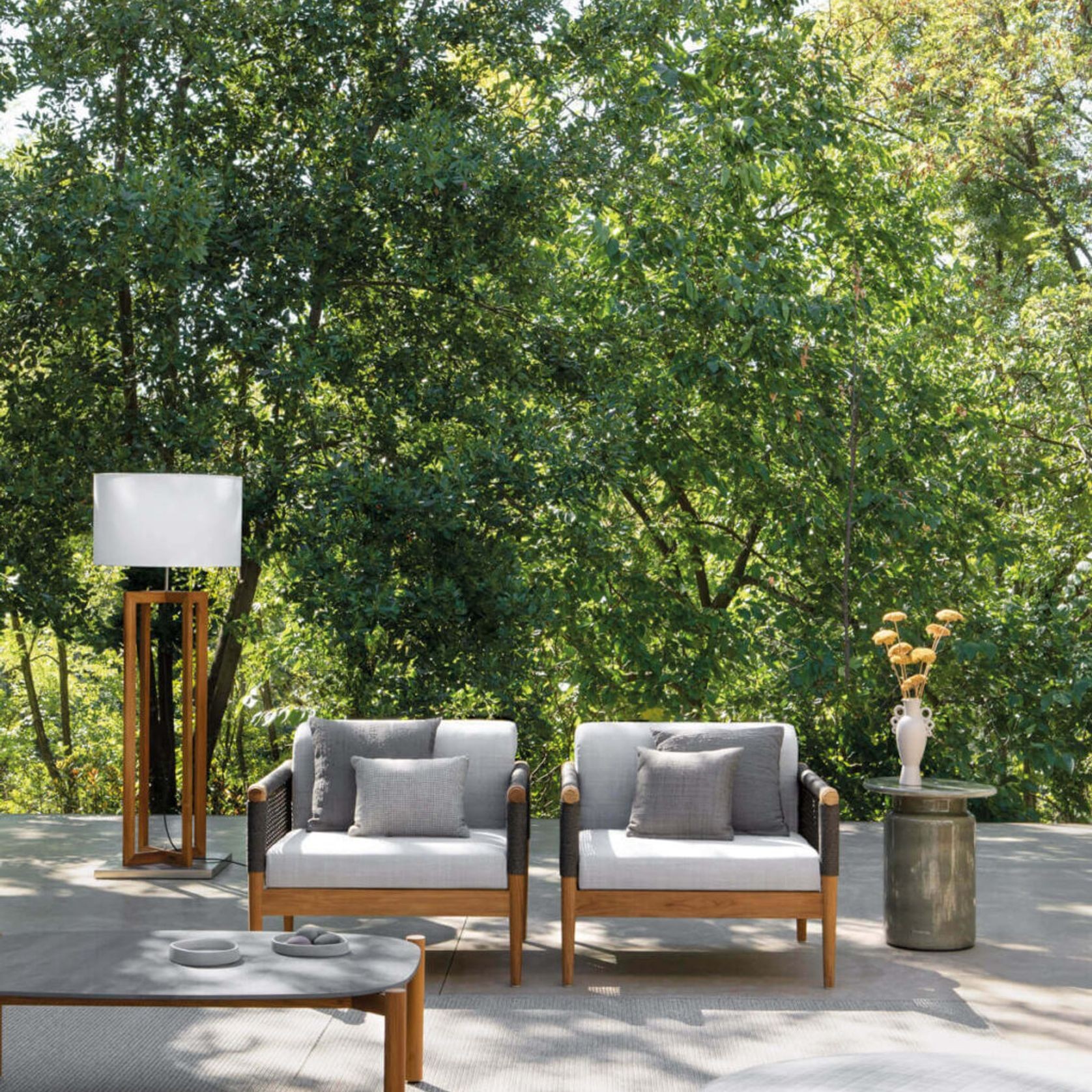 Lodge Outdoor Armchair by Atmosphera gallery detail image
