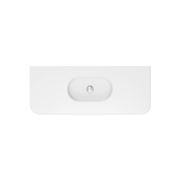 Lola Gloss Full Depth Curved Ceramic Basin Top 1200mm gallery detail image