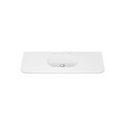 Lola Gloss Full Depth Curved Ceramic Basin Top 1200mm gallery detail image