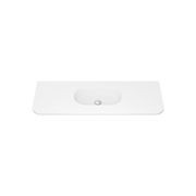 Lola Matte Full Depth Curved Ceramic Basin Top 1200mm gallery detail image