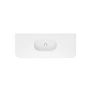 Lola Matte Full Depth Curved Ceramic Basin Top 1200mm gallery detail image