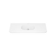 Lola Matte Full Depth Curved Ceramic Basin Top 1200mm gallery detail image