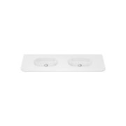 Lola Gloss Full Depth Curved Ceramic Basin Top gallery detail image