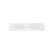 Lola Gloss Full Depth Curved Ceramic Basin Top gallery detail image