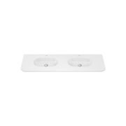 Lola Gloss Full Depth Curved Ceramic Basin Top gallery detail image