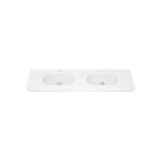 Lola Matte Full Depth Curved Ceramic Basin Top gallery detail image