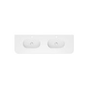 Lola Matte Full Depth Curved Ceramic Basin Top gallery detail image