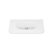 Lola Gloss Full Depth Curved Ceramic Basin Top 750mm gallery detail image
