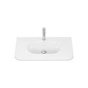 Lola Gloss Full Depth Curved Ceramic Basin Top 750mm gallery detail image