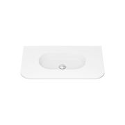 Lola Matte Full Depth Curved Ceramic Basin Top 750mm gallery detail image