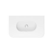 Lola Matte Full Depth Curved Ceramic Basin Top 750mm gallery detail image