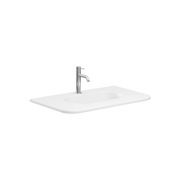 Lola Matte Full Depth Curved Ceramic Basin Top 750mm gallery detail image