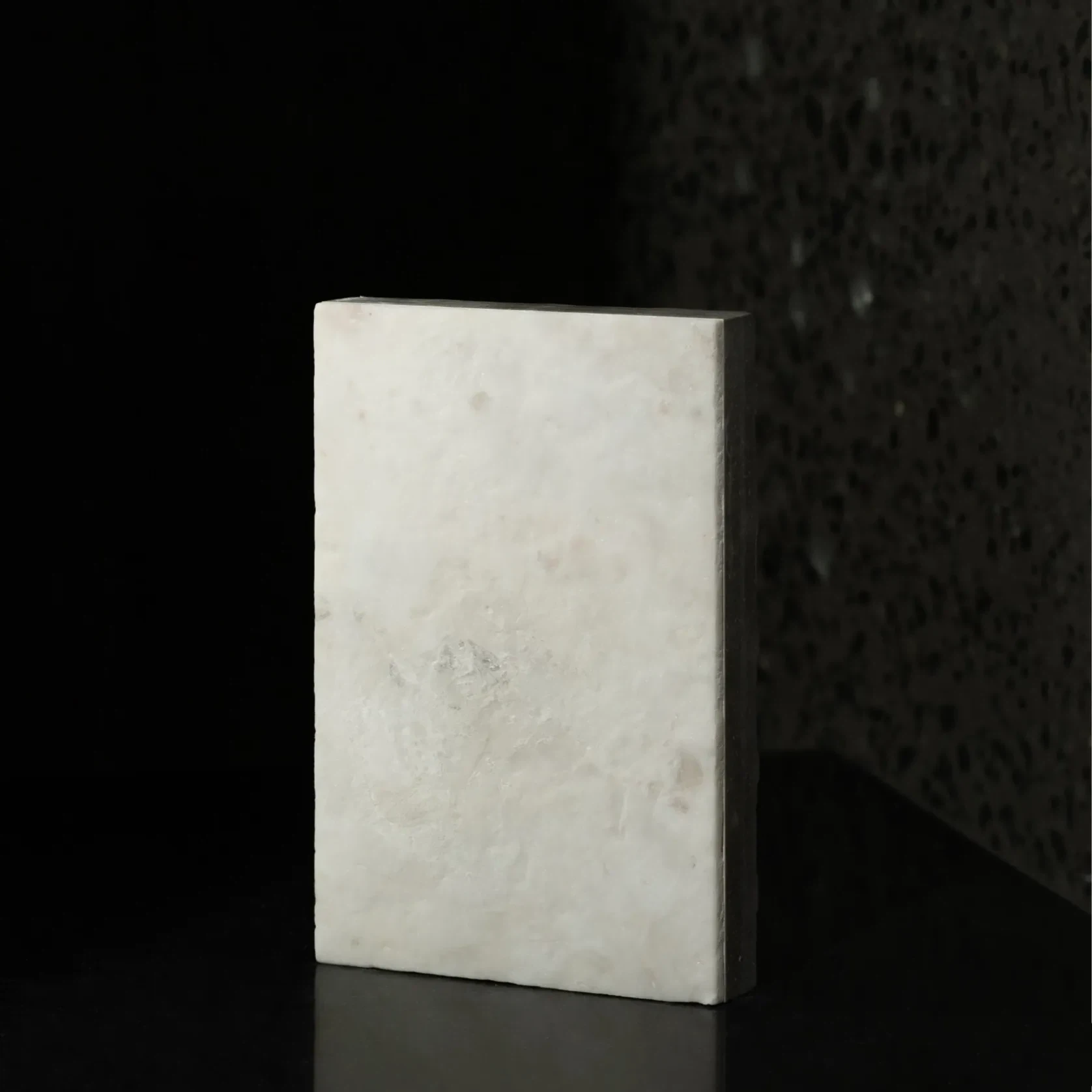 Lorde White Leathered Marble Porcelia gallery detail image