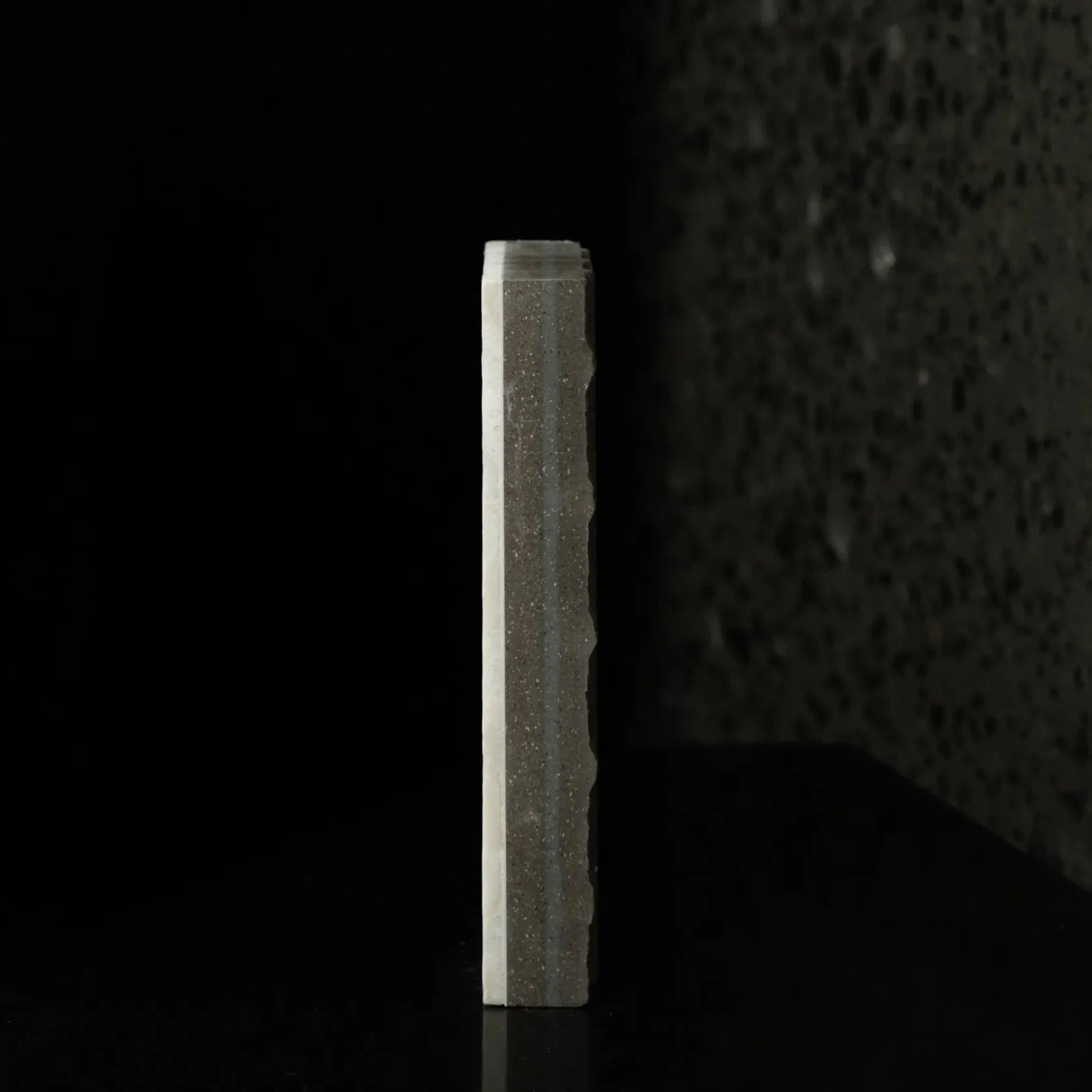 Lorde White Leathered Marble Porcelia gallery detail image