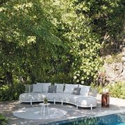 Loto Curved Modular Outdoor Sofa by Atmosphera gallery detail image