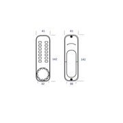 Borg Digital Door Lock Keyless Marine Grade Pro Black BL2601MGPRO gallery detail image