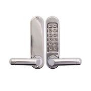 Borg Digital Door Lock Lever Keyless Marine Grade Chrome Plate BL5201MG gallery detail image