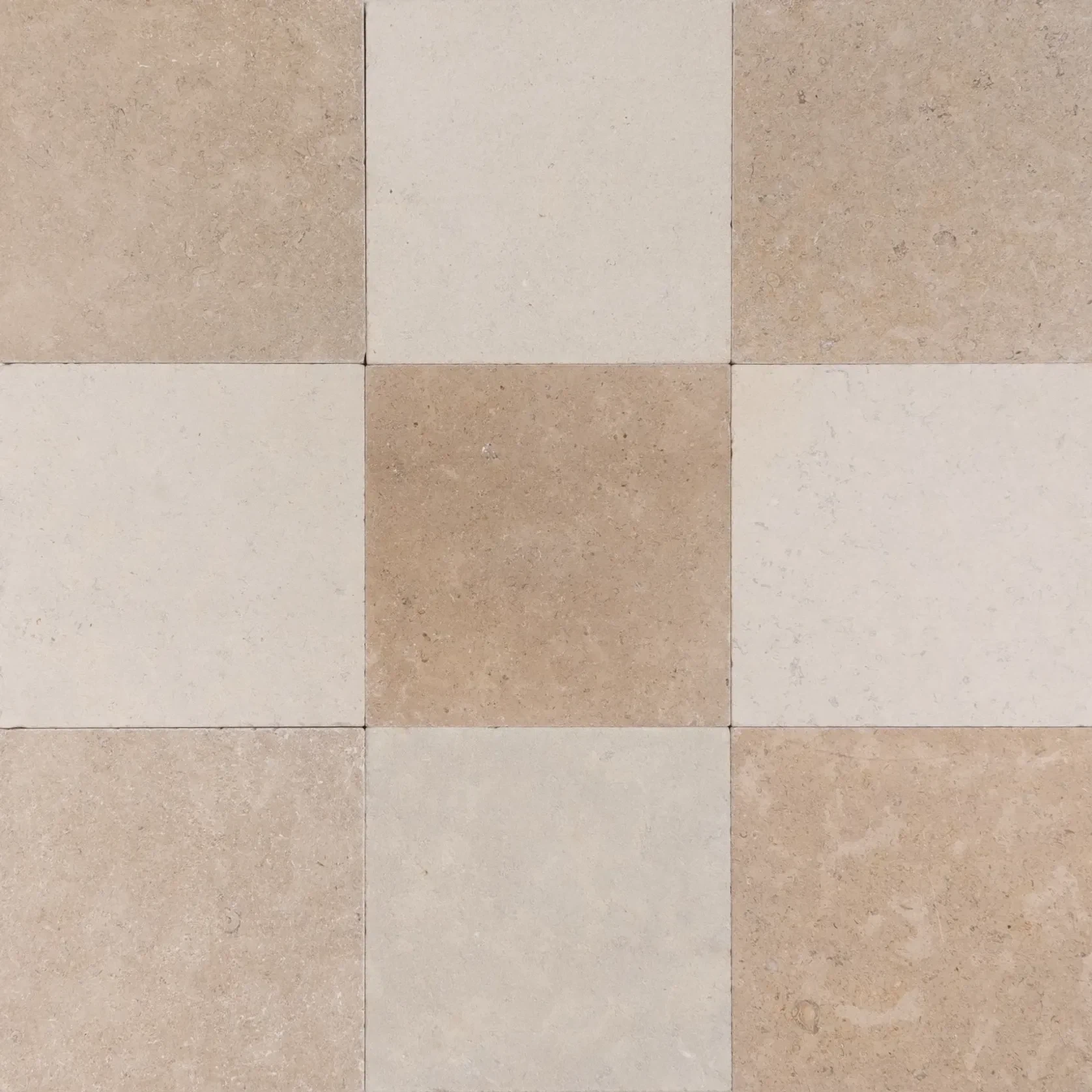 Lunara Limestone Checkerboard Tiles gallery detail image