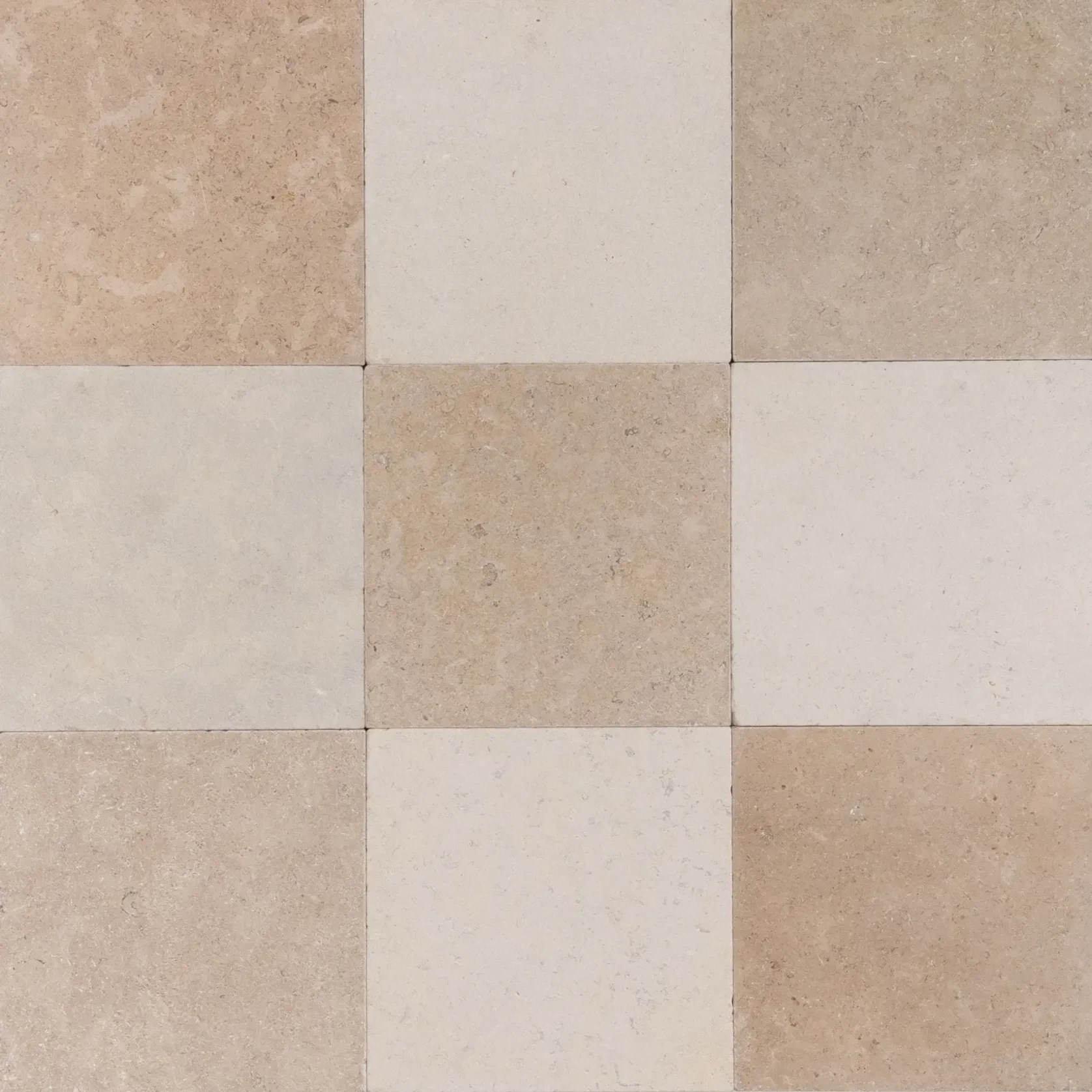 Lunara Limestone Checkerboard Tiles gallery detail image