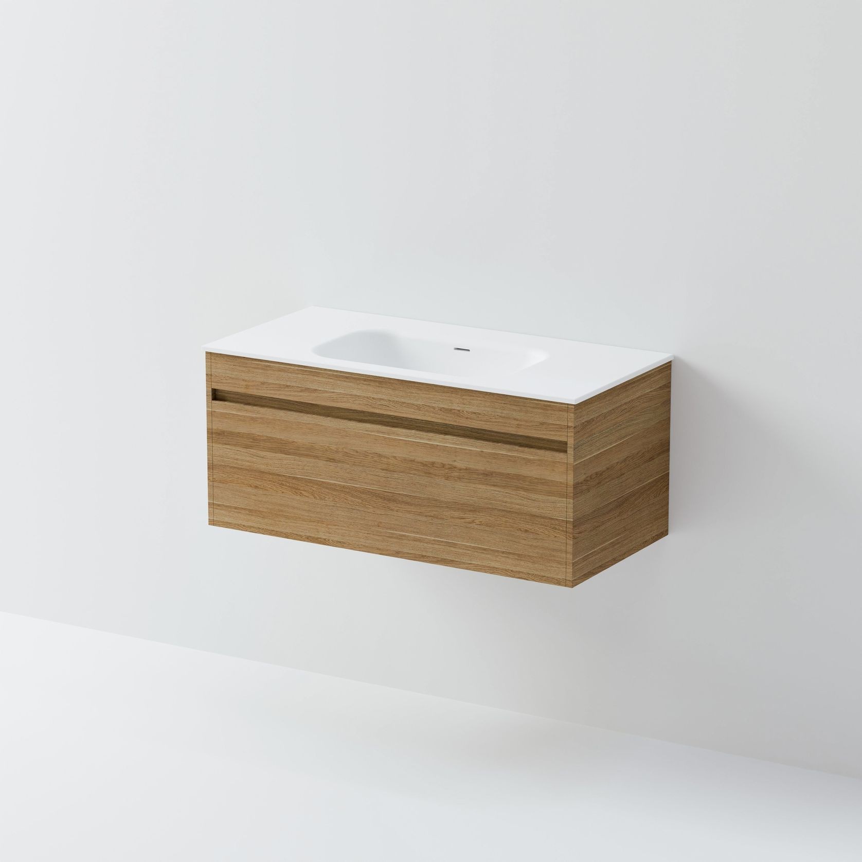 CODE Luxe 1000 Wall Hung Vanity | Single Drawer gallery detail image