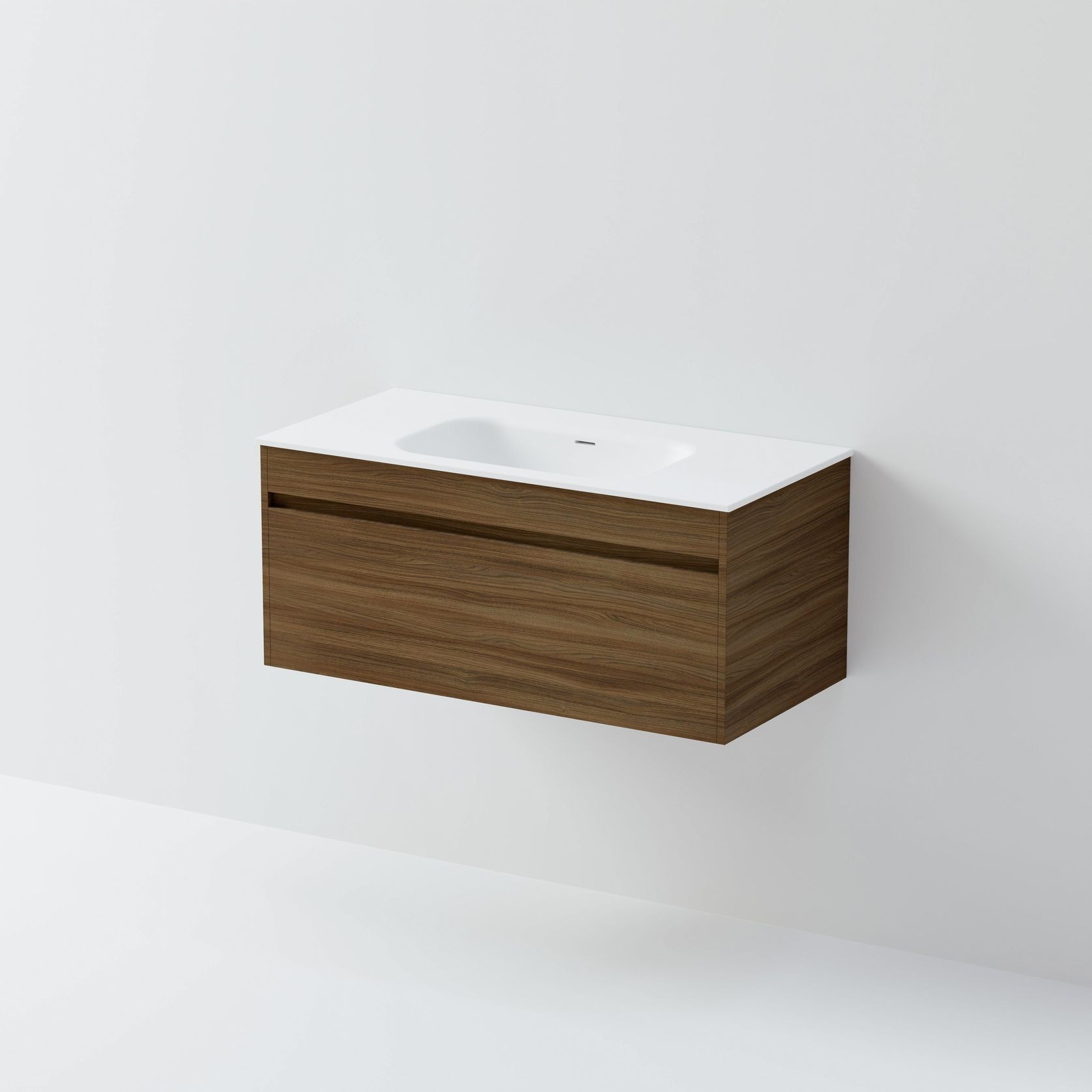 Code Luxe 1000 Wall Hung Vanity | Single Drawer gallery detail image