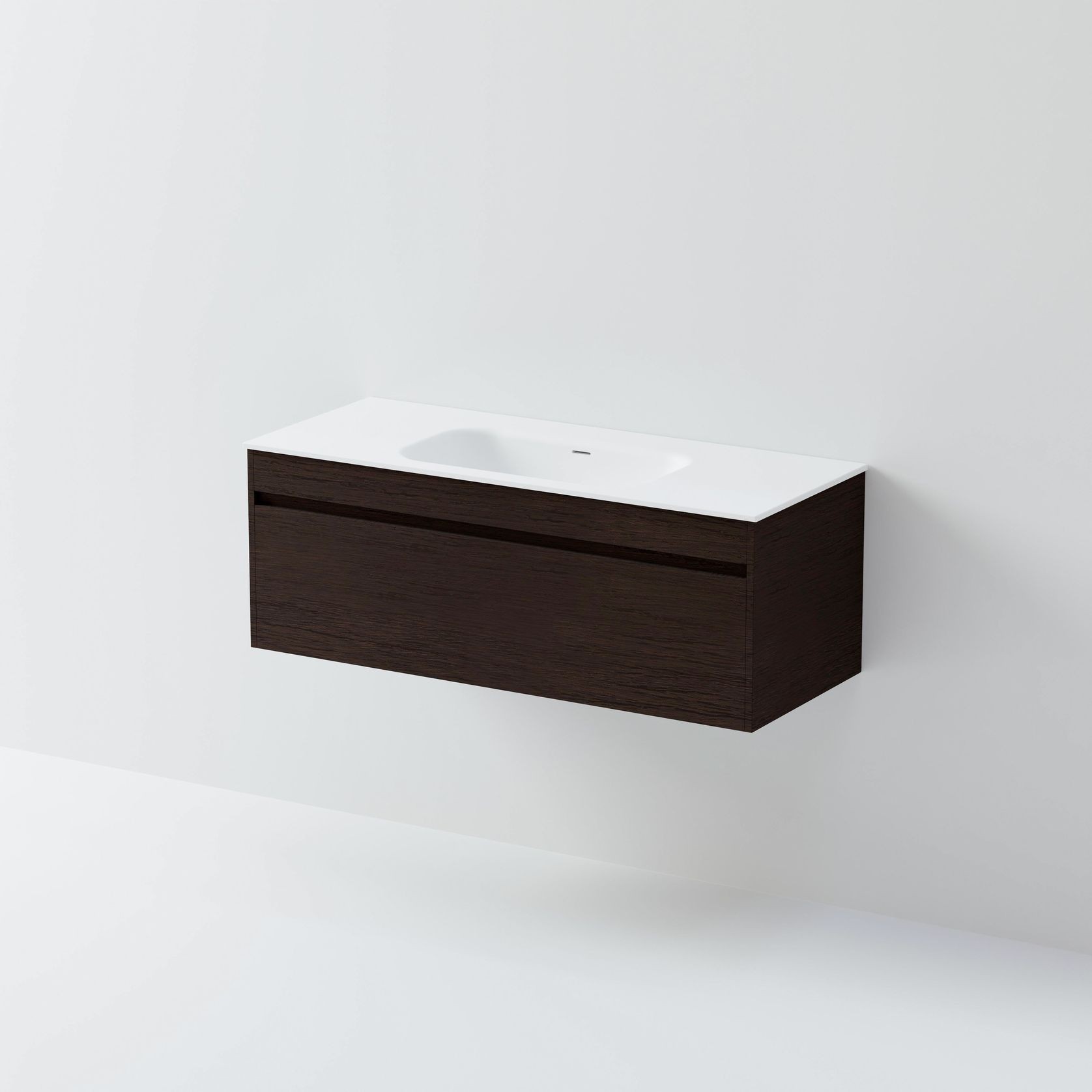 Code Luxe 1200 Wall Hung Single Basin Vanity | Single Drawer gallery detail image