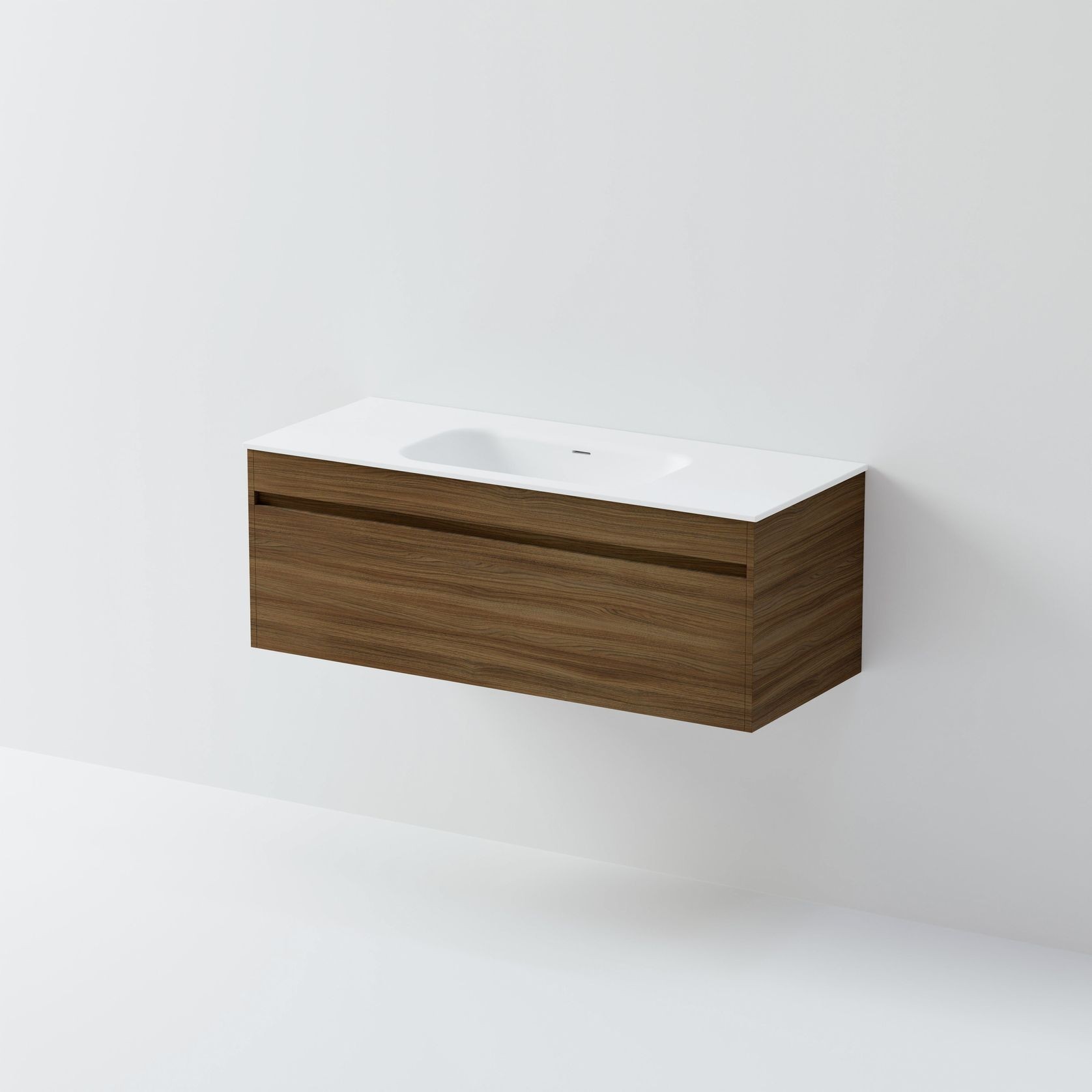 Code Luxe 1200 Wall Hung Single Basin Vanity | Single Drawer gallery detail image