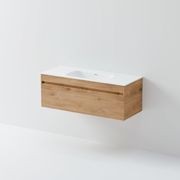 Luxe 1200 Wall Hung Single Basin Vanity |Single Drawer gallery detail image