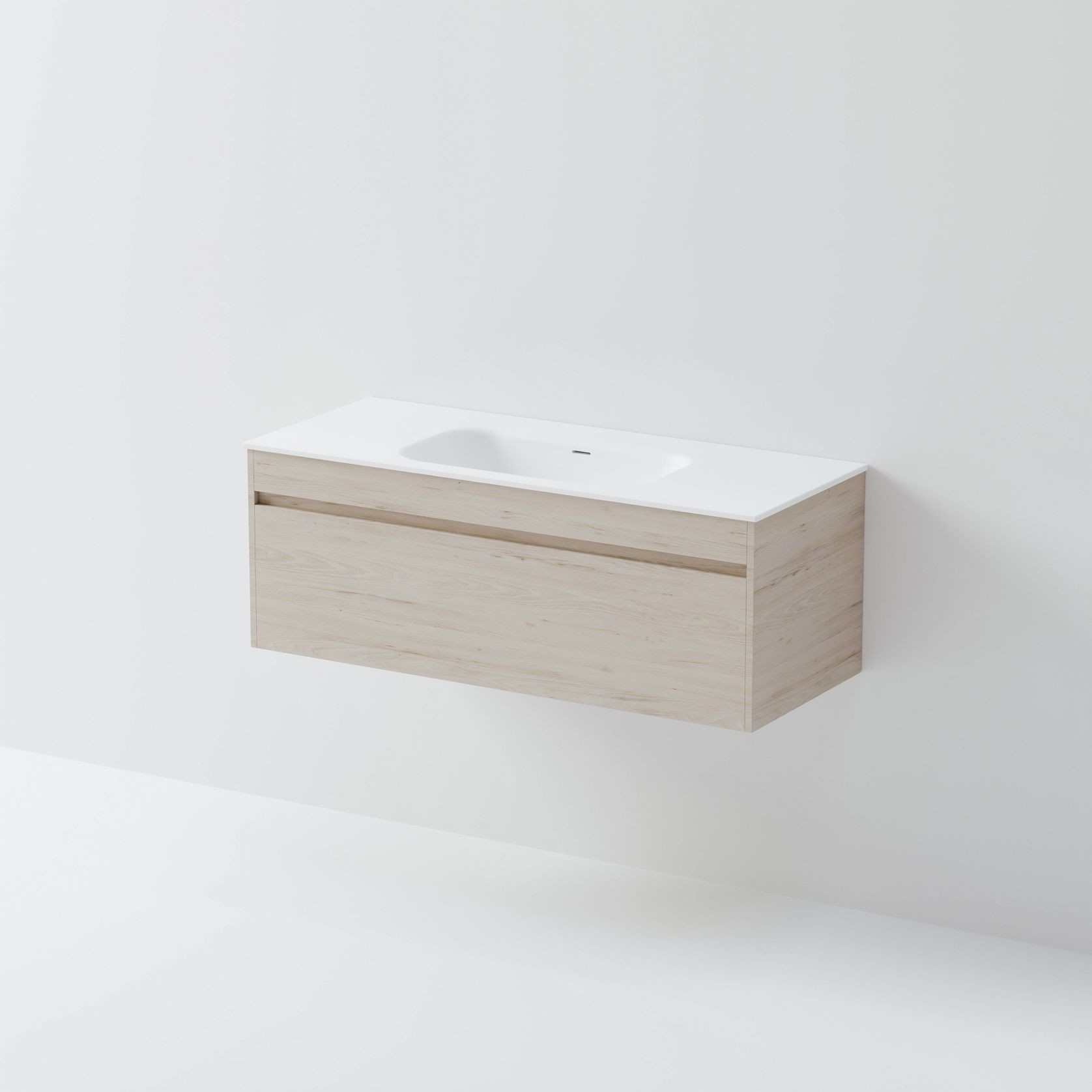 Code Luxe 1200 Wall Hung Single Basin Vanity | Single Drawer gallery detail image