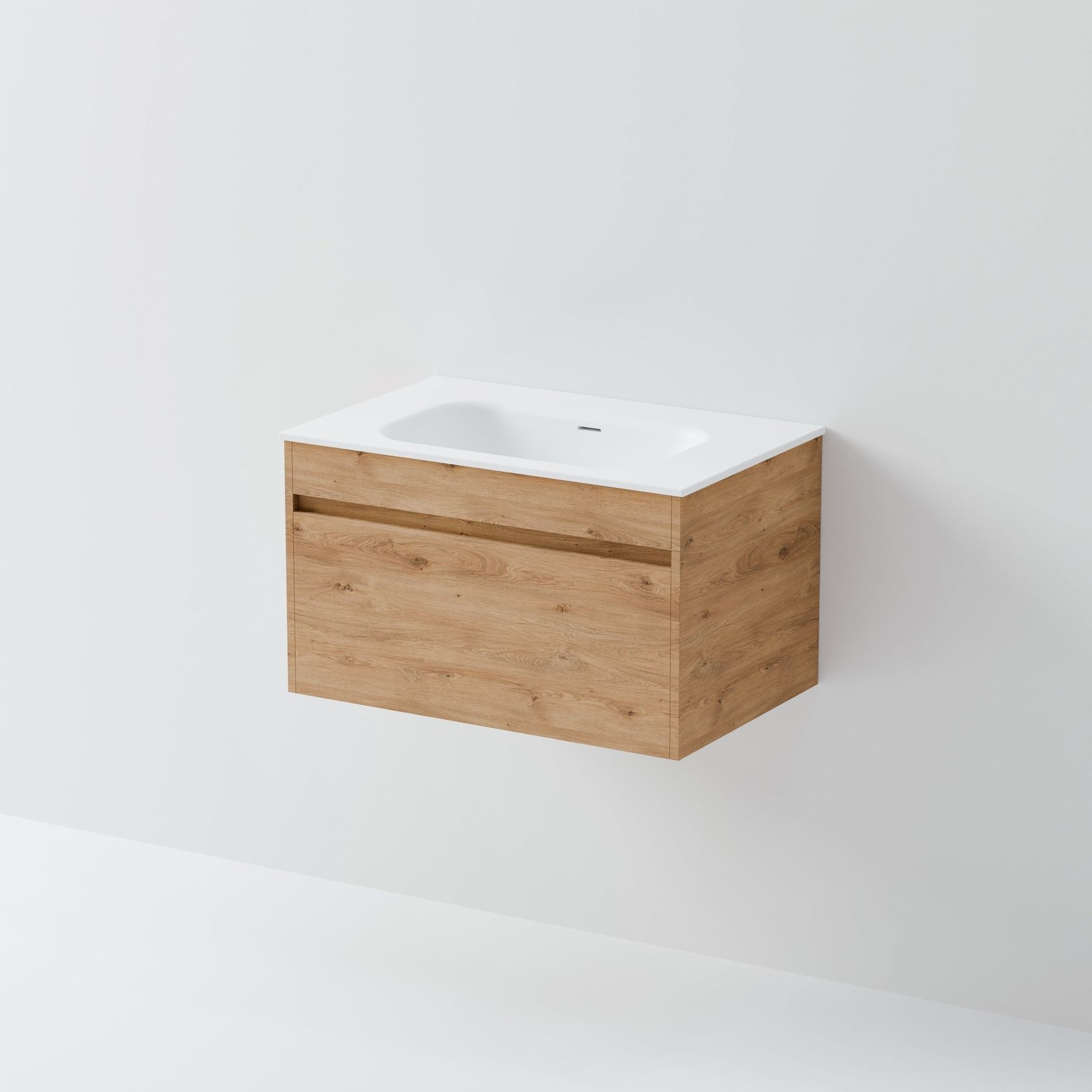Code Luxe 750 Wall Hung Vanity | Single Drawer gallery detail image