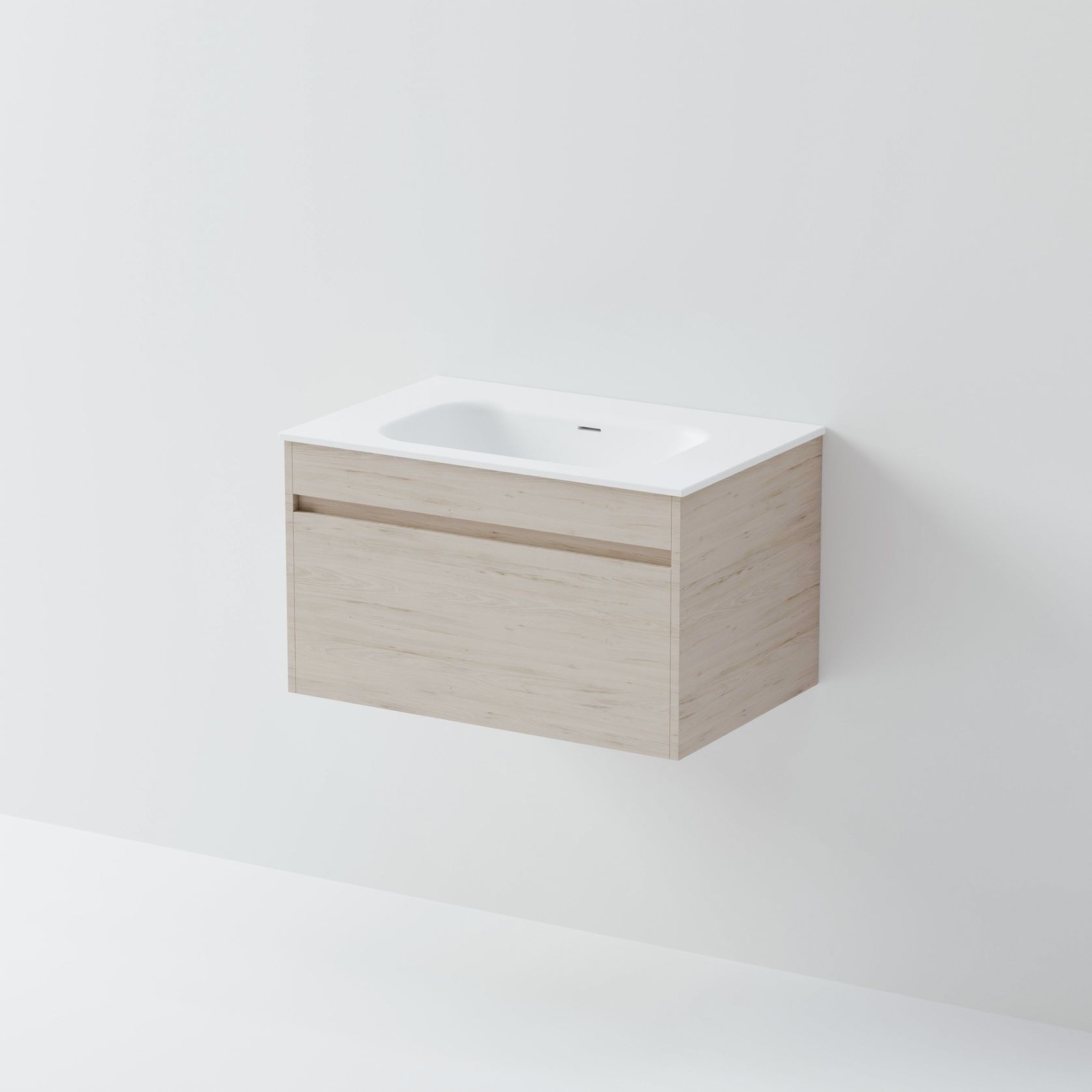 Code Luxe 750 Wall Hung Vanity | Single Drawer gallery detail image