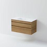 CODE Luxe 1000 Wall Hung Vanity | 2 Drawer gallery detail image