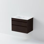Code Luxe 750 Wall Hung Vanity | Double Drawer gallery detail image