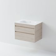 Code Luxe 750 Wall Hung Vanity | Double Drawer gallery detail image