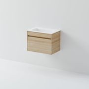 Luxe 600 Slim Wall Hung Vanity | 1 Drawer gallery detail image