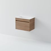 Luxe 600 Slim Wall Hung Vanity | 1 Drawer gallery detail image