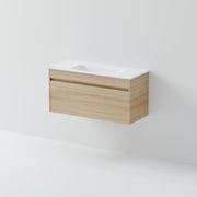 Luxe 900 Slim Wall Hung Vanity | 1 Drawer gallery detail image