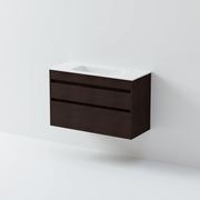 Luxe 900 Slim Wall Hung Vanity | 2 Drawer gallery detail image