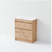 Luxe 750 Slim Floorstanding Vanity | 2 Drawer gallery detail image