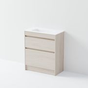 Luxe 750 Slim Floorstanding Vanity | 2 Drawer gallery detail image