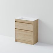 Luxe 750 Slim Floorstanding Vanity | 2 Drawer gallery detail image