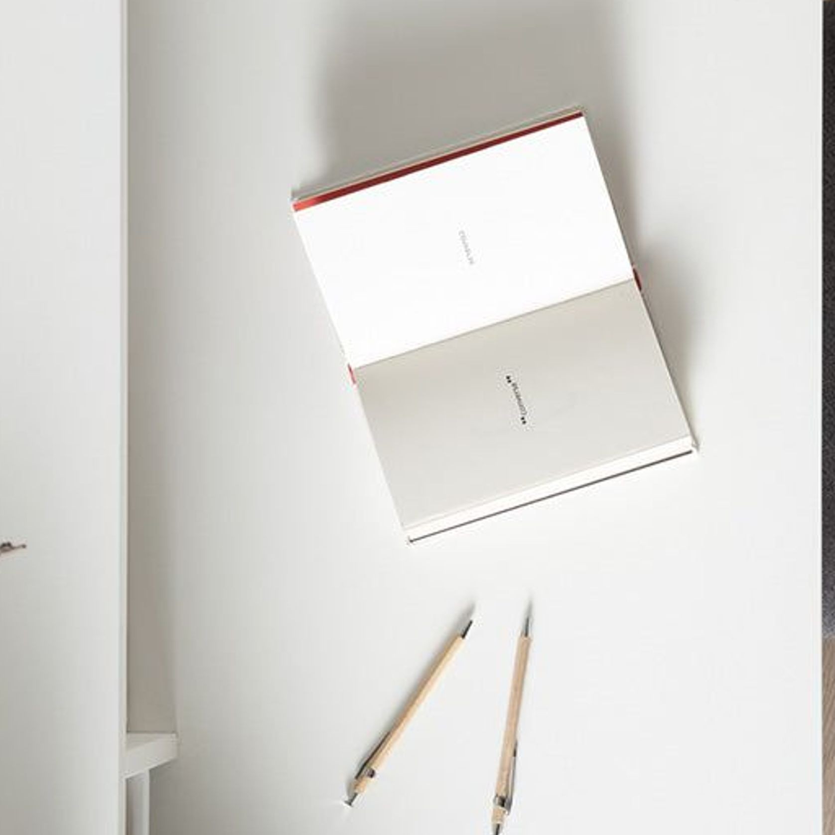 LAGOM Study Desk 120cm - White & Walnut gallery detail image